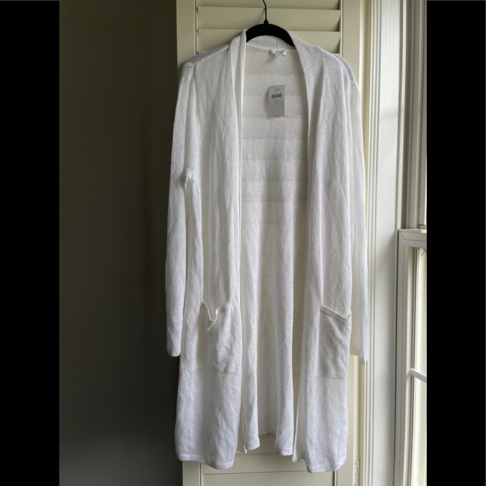 J.Jill long white cover up